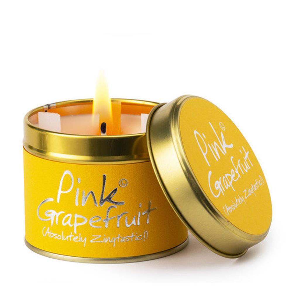 Lily-Flame Pink Grapefruit Tin Candle £9.89